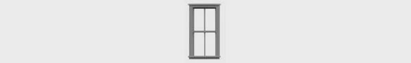 TICHY 2/2 DOUBLE HUNG WINDOW (TIC8025)