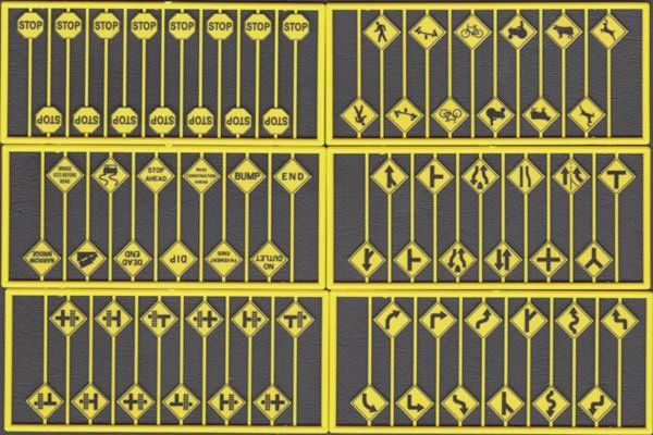 TICHY EARLY ROAD SIGN ASSORTMENT (TIC8258)