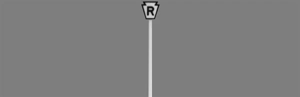 Tichy HO PRR KEYSTONE RING SIGN (18) (D) (TIC8297)