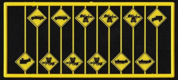 Tichy WARNING SIGNS FIREHOUSE &amp; LOW VEHICLE HO (TIC8299)