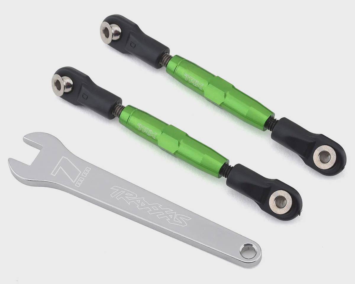 Traxxas Aluminum 39mm Camber Link Turnbuckle (Green) (2) (TRA3644G)
