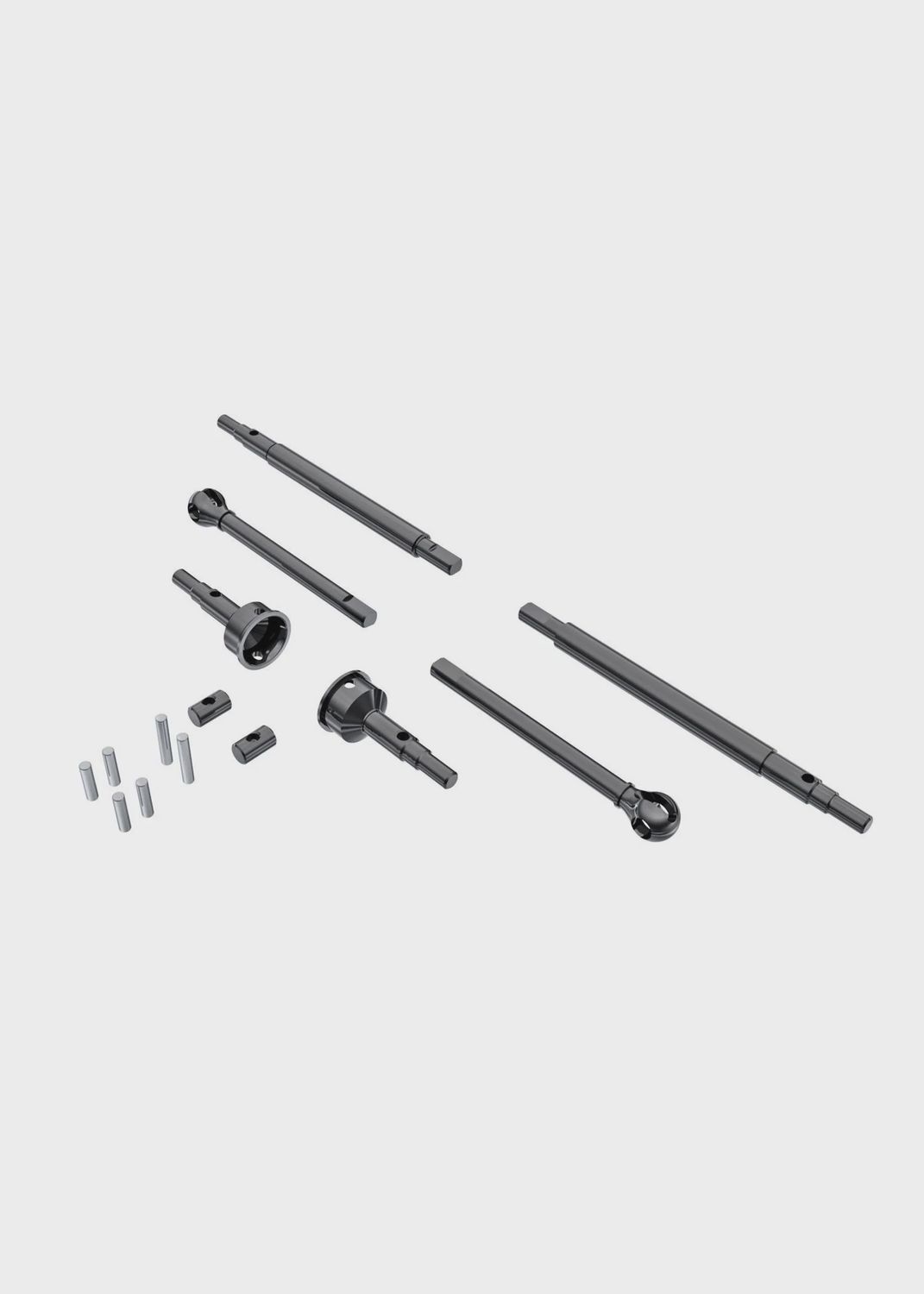Traxxas Axle Shafts (F&amp;R)/ Stub Axles (TRA9756)