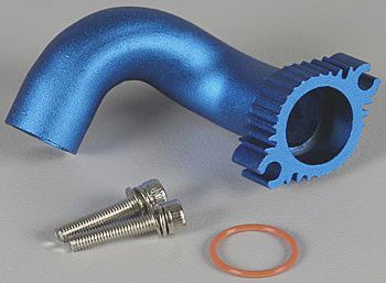 Traxxas Aluminum Header Anodized Blue Nitro Rustler (TRA5287)