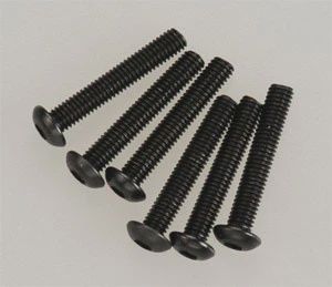 Traxxas Button Head Hex Screw 3x18 Jato (6) (TRA2583)