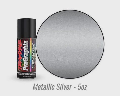 Traxxas Body Paint, Metallic Silver (5Oz) (TRA5073)