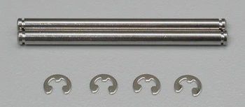 Traxxas Chrome Suspension Pin w/Clip 44mm (2) (TRA2640)