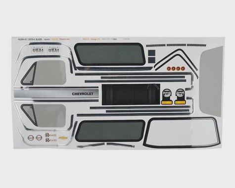 Traxxas Decal Sheet, Chevrolet Blazer 1979 (TRA8131)