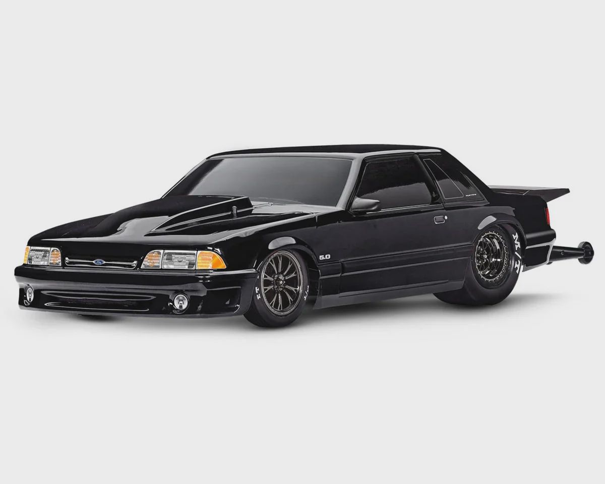 Traxxas Drag Slash HD 1/10 2WD RTR No Prep Car w/Ford Mustang 5.0 Body (Black) (TRA94346-74)