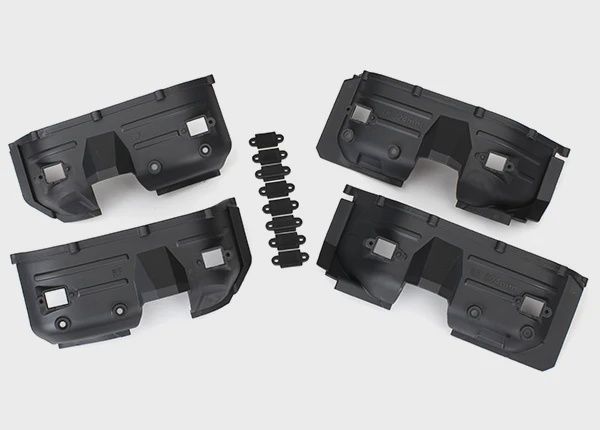 Traxxas Fenders, inner, front &amp; rear (2 each)/ rock light covers (8) (TRA8018)