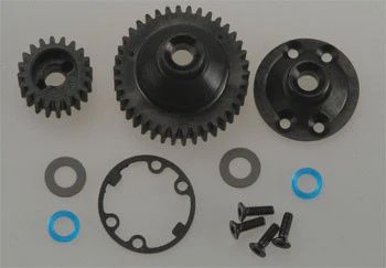 Traxxas Diff Gear/Side Cvr/Gasket/Output Gear Seal Jato (TRA5579)