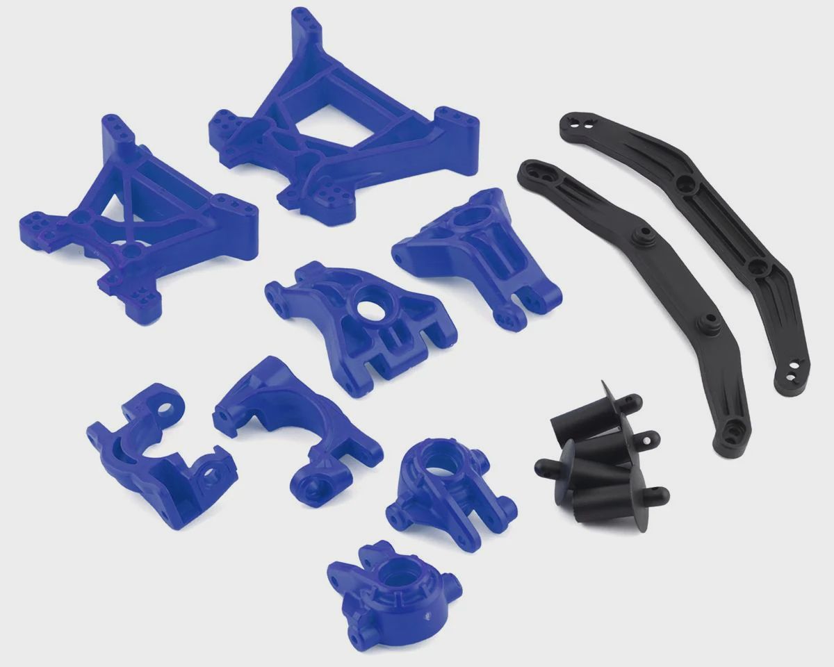 Traxxas Hoss/Rustler/Slash 4x4 Extreme Heavy Duty Suspension Upgrade Kit (Blue) (TRA9080X)