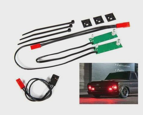 Traxxas Front LED Light Set (Red) (TRA9496R)