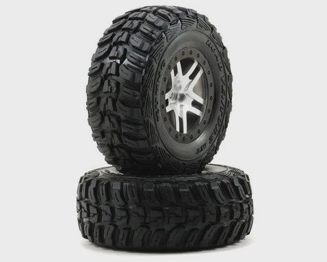 Traxxas Kumho Venture MT Rear Tires (2) (Satin Chrome) (S1) (TRA6874)