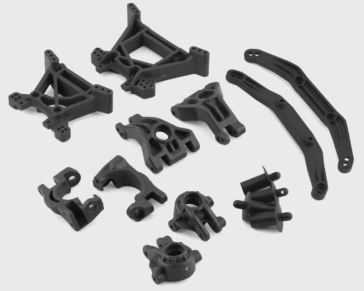 Traxxas Hoss/Rustler/Slash 4x4 Extreme Heavy Duty Suspension Upgrade Kit (Black) (TRA9080)