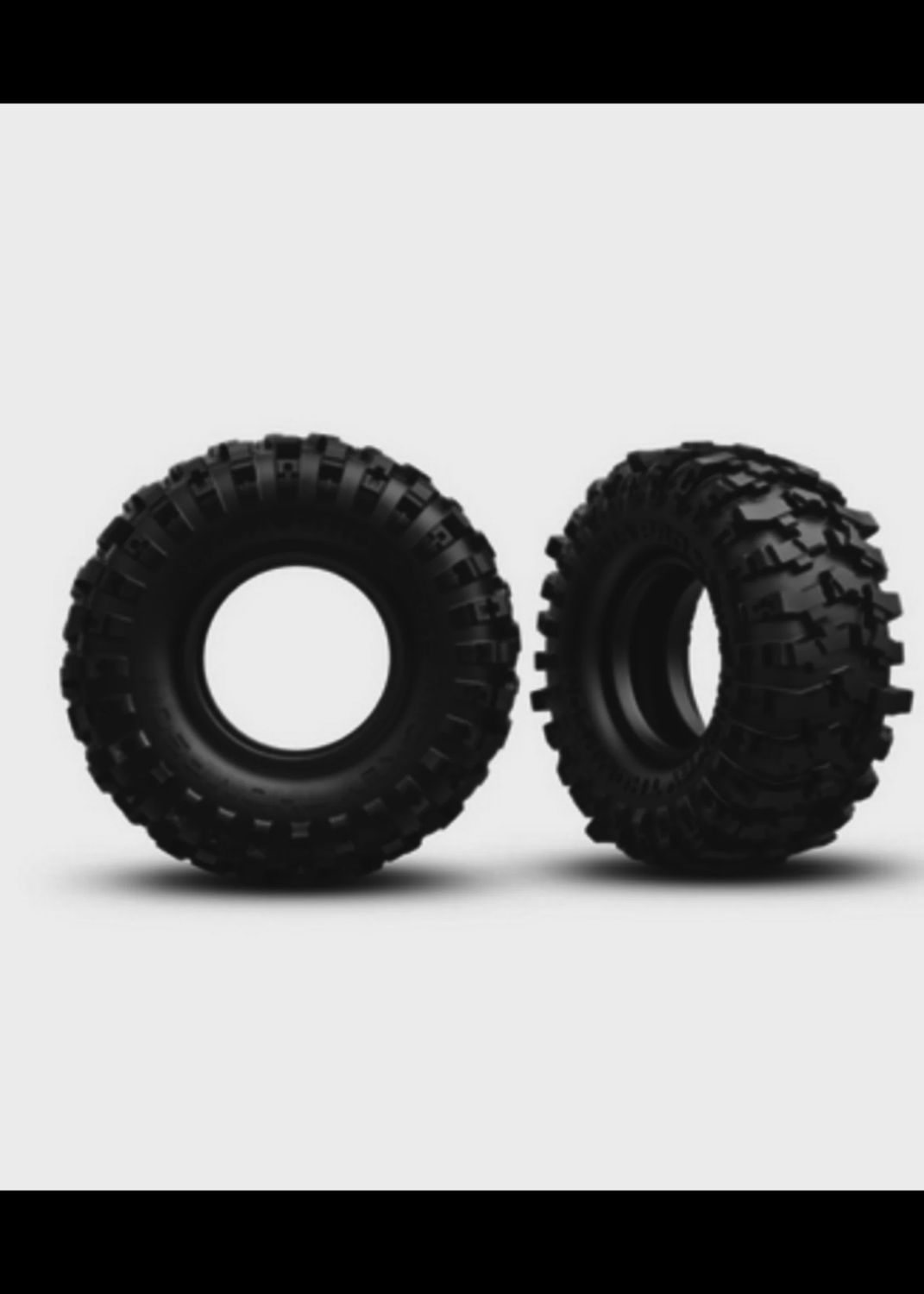 Traxxas Mickey Thompson Baja Pro X 1.0" Micro Crawler Tires (2) (TRA9782)