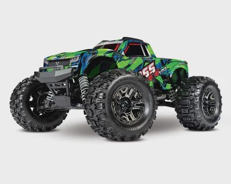 Traxxas Hoss 4X4 VXL 3S 4WD Brushless RTR Monster Truck (GREEN) w/TQi 2.4GHz Radio, TSM &amp; Self-Righting (TRA90076)
