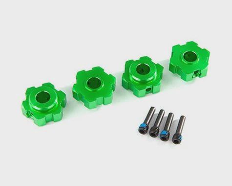 Traxxas Maxx Aluminum Wheel Hex (Green) (4) (TRA8956G)