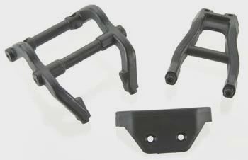 Traxxas Rear Wheelie Bar Mounts/Skid Plate Stampede 4X4 (TRA6777)