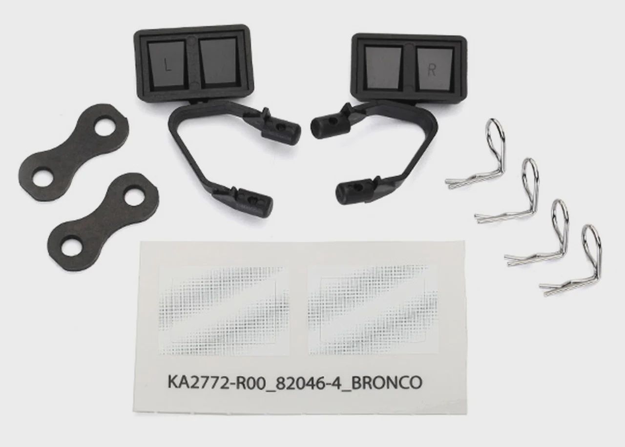 Traxxas Mirrors Side Black Left &amp; Right (TRA8073)