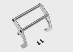 Traxxas Push bar, bumper, chrome (fits #8137 bumper) (TRA8138)