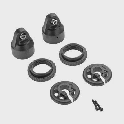 Traxxas Shock Caps GTX Shocks/Spring Perch/Adjusters(2) (TRA7764)