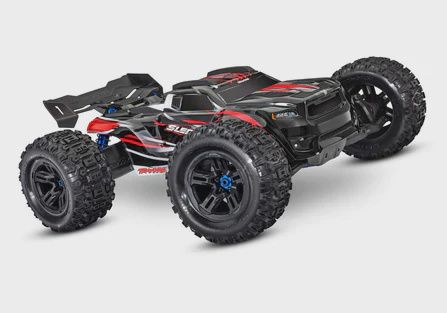 Traxxas Sledge RTR 6S 4WD Electric Monster Truck (Red) w/VXL-6s ESC &amp; TQi 2.4GHz Radio (TRA95076R)