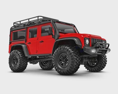 Traxxas TRX-4M 1/18 Electric Rock Crawler Defender Body (Red) (TRA97054R)