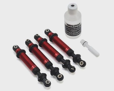 Traxxas TRX-4 GTS Aluminum Long Arm Shocks (Red) (4) (TRA8160R)