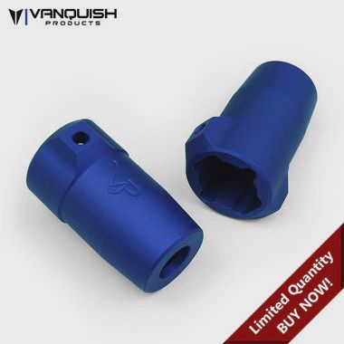 Vanquish Axial SCX10 Lockouts Blue Anodi (VPS01191)