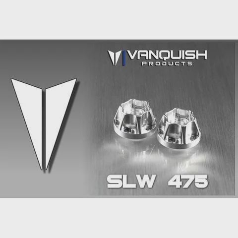 Vanquish Aluminum SLW 475 Wheel Hub Set Silver (VPS01043)