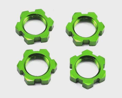Traxxas X-Maxx 17mm Splined Wheel Nut (Green) (4) (TRA7758G)