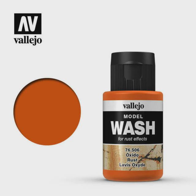 Vallejo Paint Rust 35ml Acrylic Model Wash (VLJ76506)