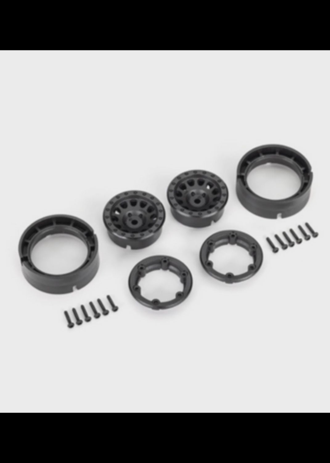 Traxxas Wheels, Method 105 1.0”, (Black, Beadlock) (2 (TRA9781)