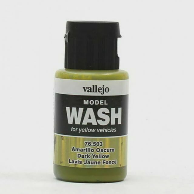 Vallejo Paint Dark Yellow 35ml Acrylic Model Wash (VLJ76503)