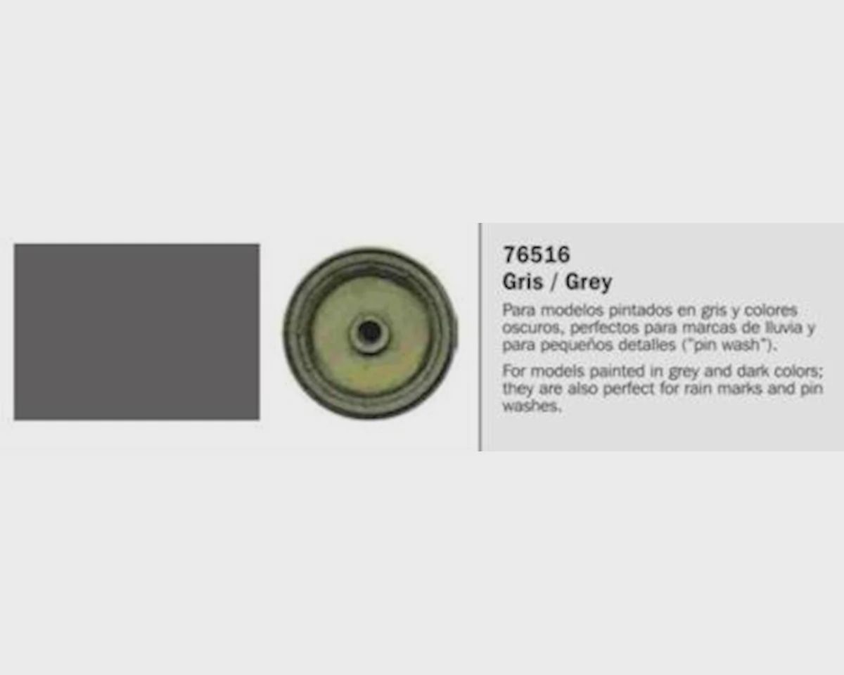 Vallejo Paints 35ml Bottle Grey Model Wash (VLJ76516)