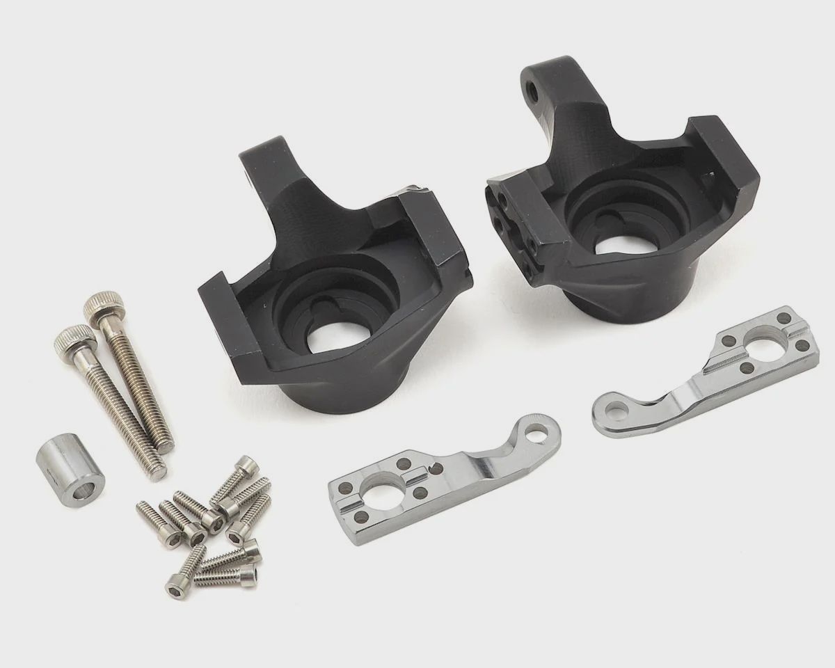 Vanquish Products Axial SCX10 II Steering Knuckles (Black) (VPS02900)