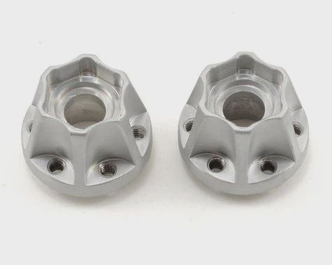 Vanquish Products SLW Hex Hub Set (Silver) (2) (600) (VPS01039)
