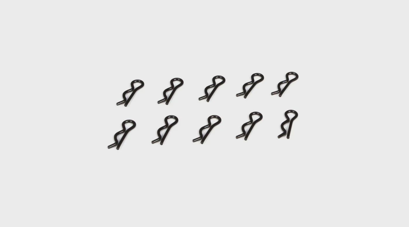 Vaterra Body Clips, Mini (10):GLU, GLF, Rap, Hal (VTR246000)