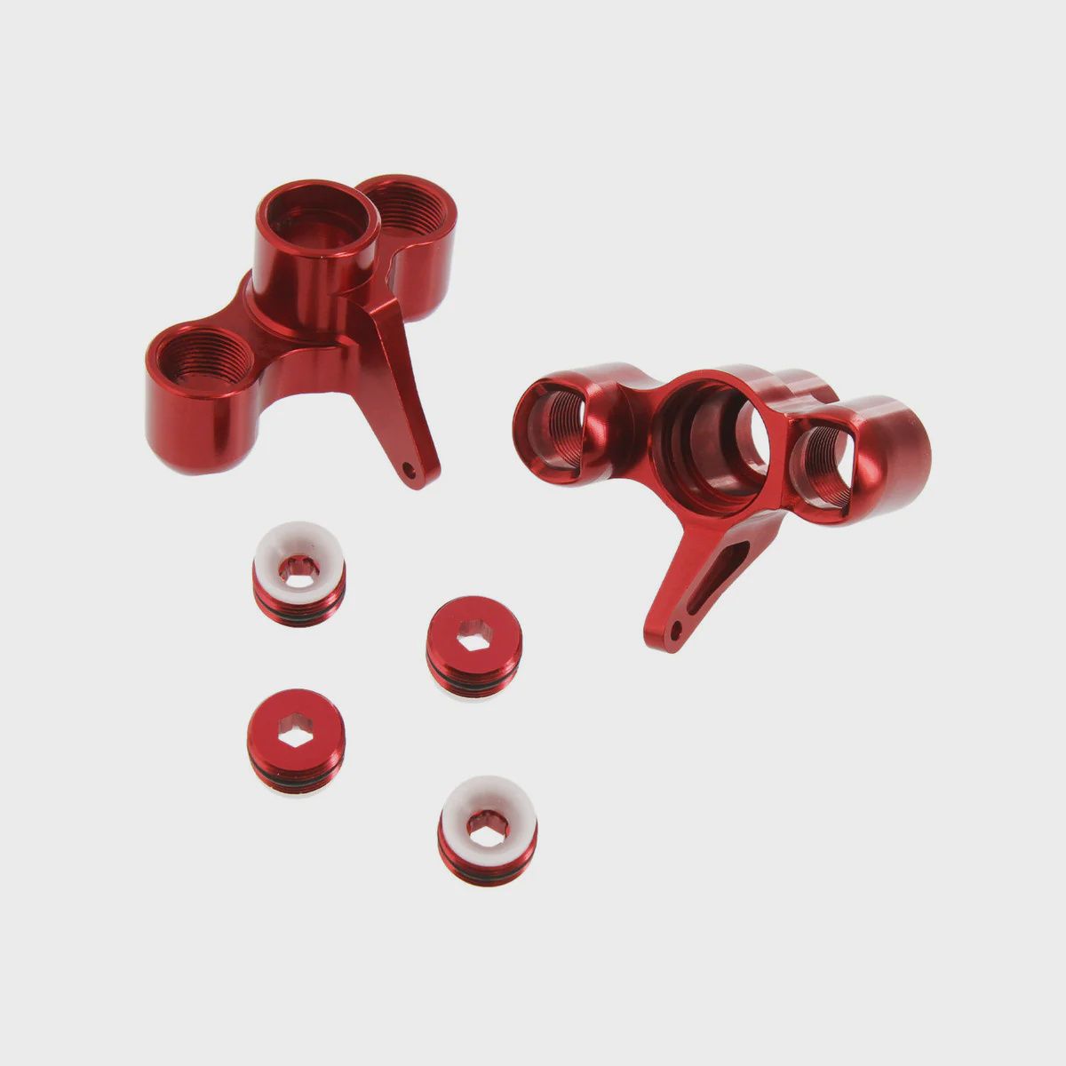 Venom ARRMA KRATON 6S BLX STEERING KNUCKLE, RED BY ATOMIK RC (VNR4250R)