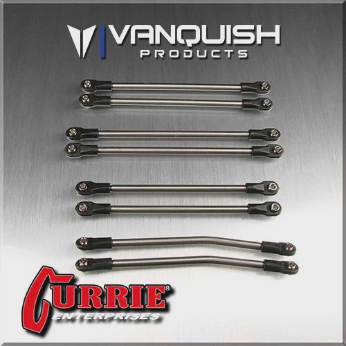 Vanquish Currie/SCX Titanium 8 pcs Link Kit 12.3 WB (VPS06731)