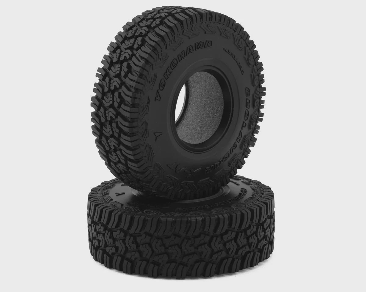 Vanquish Products Yokohama Geolandar X-AT 1.9" Rock Crawler Tires (2) (Red) (VPS10107)