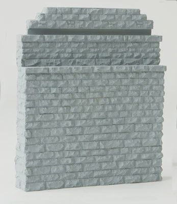 Walthers Double-Track Railroad Bridge Stone Abutment (933-4584)