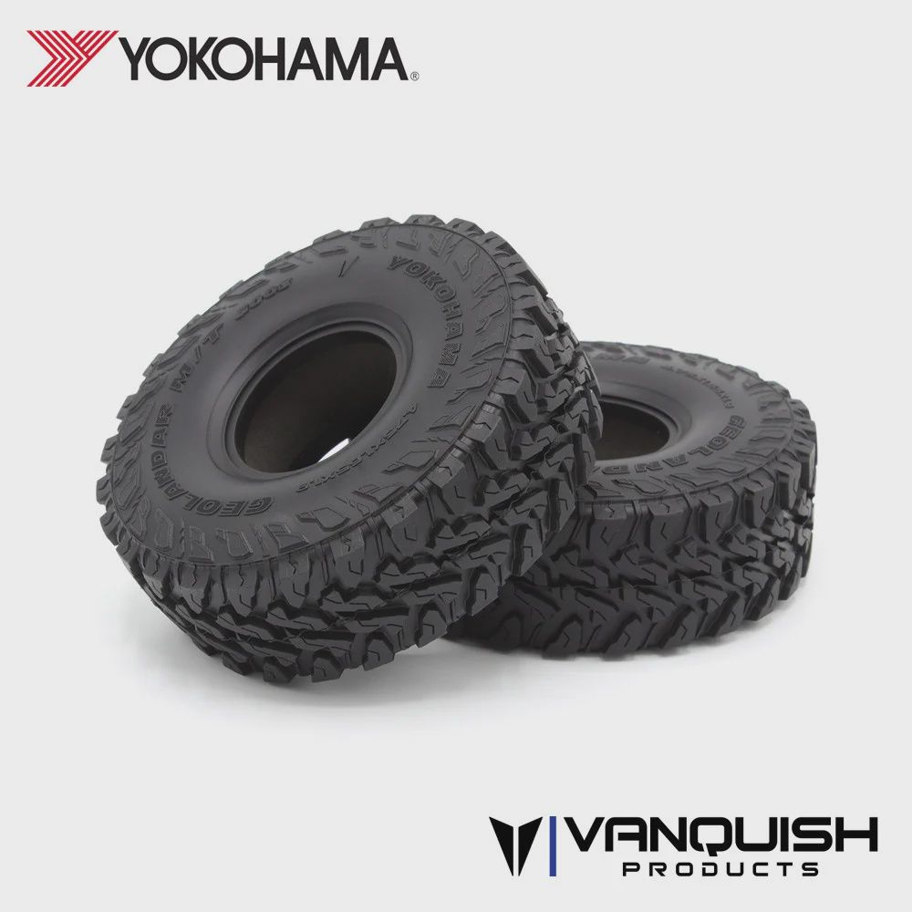 Vanquish YOKOHAMA GEOLANDAR M/T 1.9 TIRES (2) RED COMPOUND - 4.75" (VPS10105)