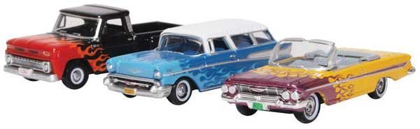Walthers Chevrolet Hot Rod Set - AssembleD (3) (553-87SET001)