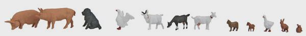 Walthers Farmhouse Animals (949-6029)
