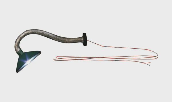 Wodland Scenics Just Plug(TM) -- HO Scale Wall-Mount Gooseneck Light pkg(2) (WOOJP5654)