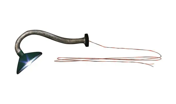 Wodland Scenics Just Plug(TM) -- HO Scale Wall-Mount Gooseneck Light pkg(2) (WOOJP5654)
