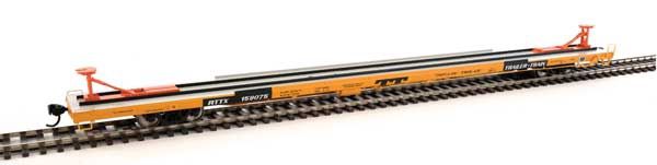 Walthers Flush-Deck Flatcar RTTX #159075 (920-104219)