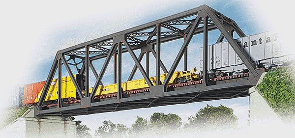 Walthers Single-Track Railroad Truss Bridge -- Kit - 20 x 3-1/4 x 5" 50 x 8.1 x 12.5cm (933-3185)