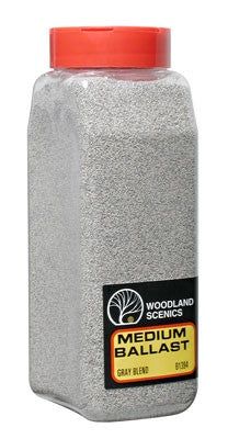 Woodland Scenics Ballast Medium Gray Blend 32 oz (WOOB1394)